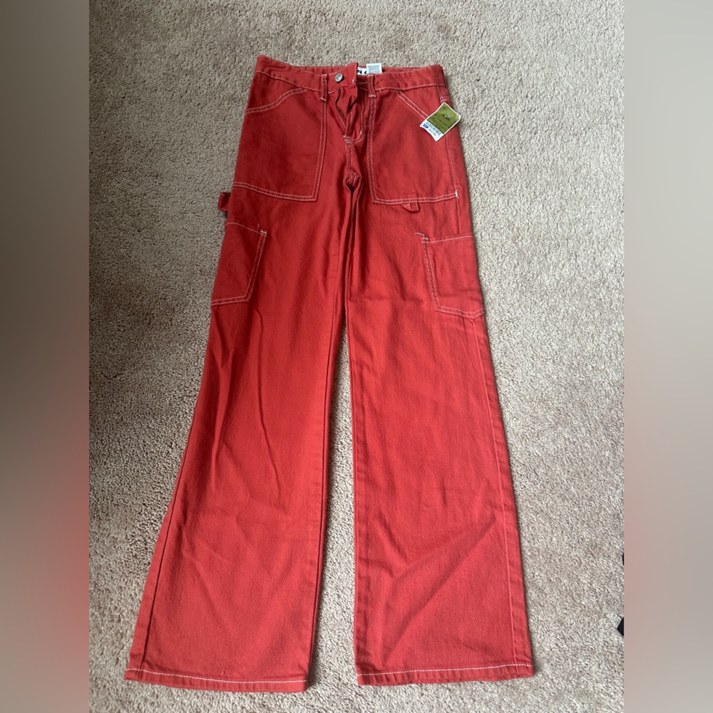 Women's Red Jeans
